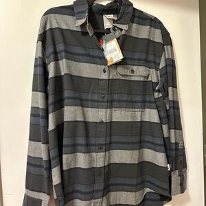 The North Face Women’s Black and Gray Plaid Flannel